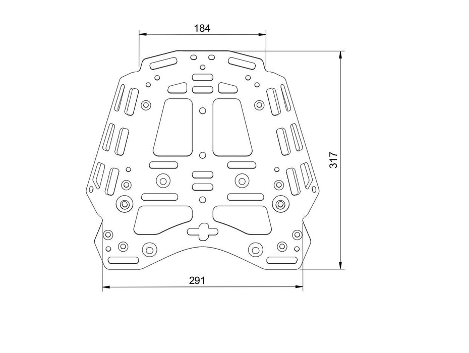 PerunMoto - LARGE Billet Rack - 790/890
