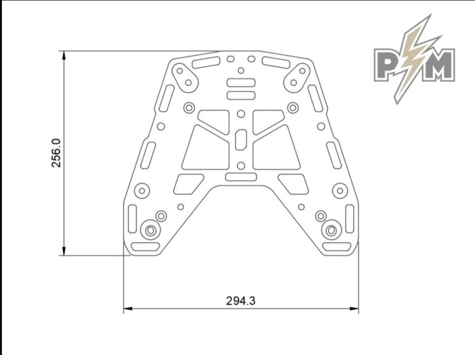 PerunMoto T7 Tail Rack