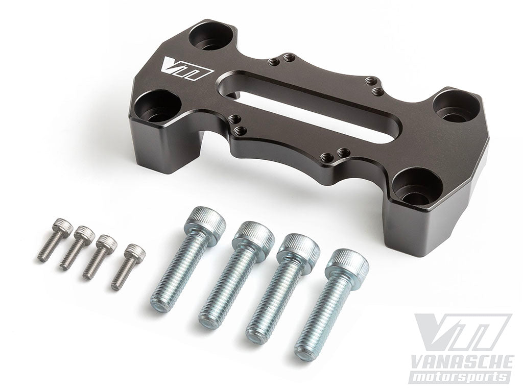 希少！ALPS アルプス Champion チャンピオン ドロップハンドル Handlebar Top Clamp with AMPs Pattern 38x90 — Vanasche Motorsports